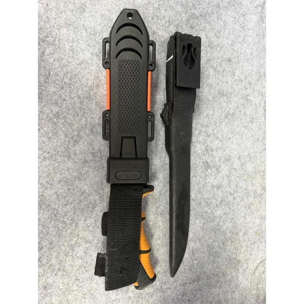 Camillus Survival/Hunting Knife Set with Sheath and Husky Fillet Knife Bundle
